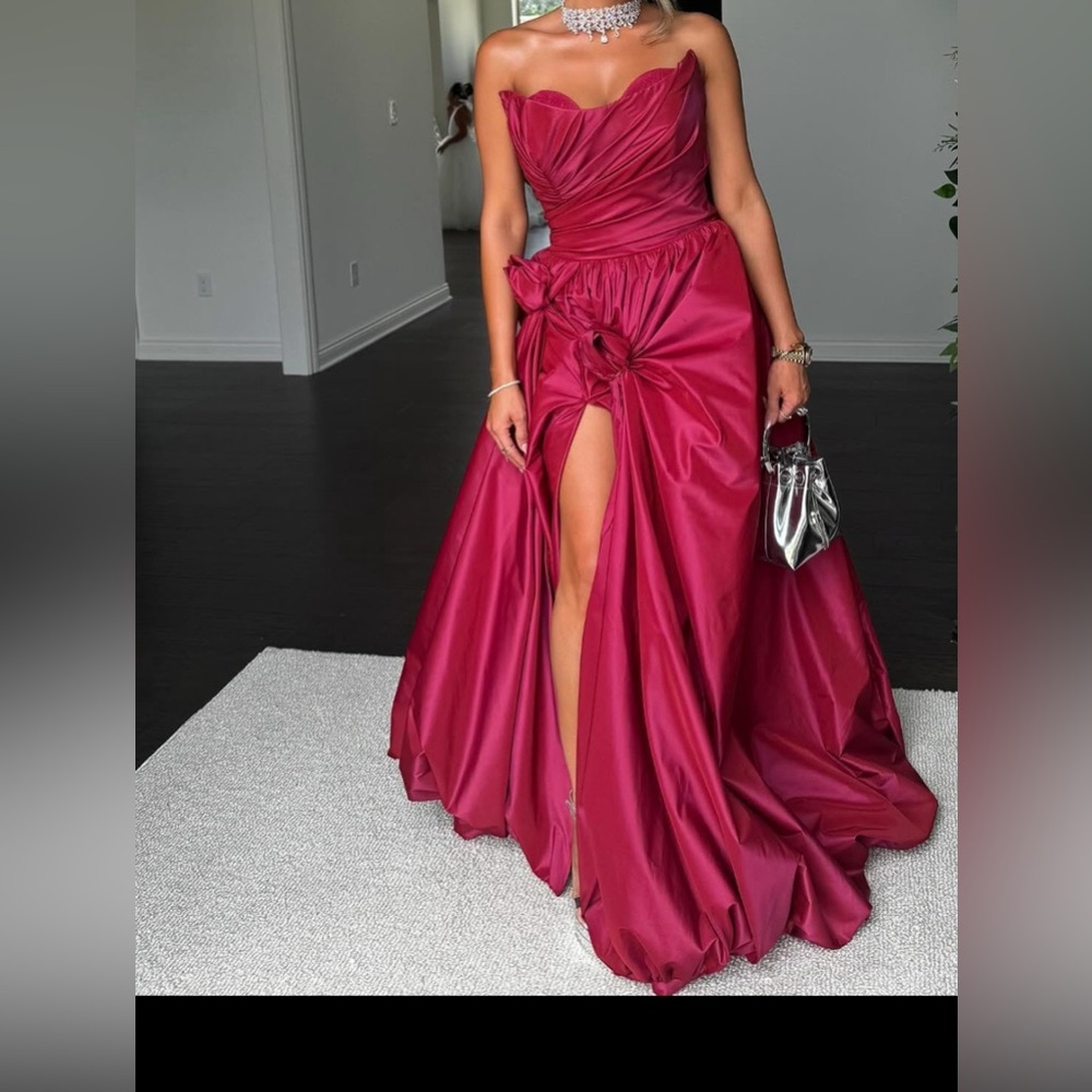 Elegant Red Evening Gown